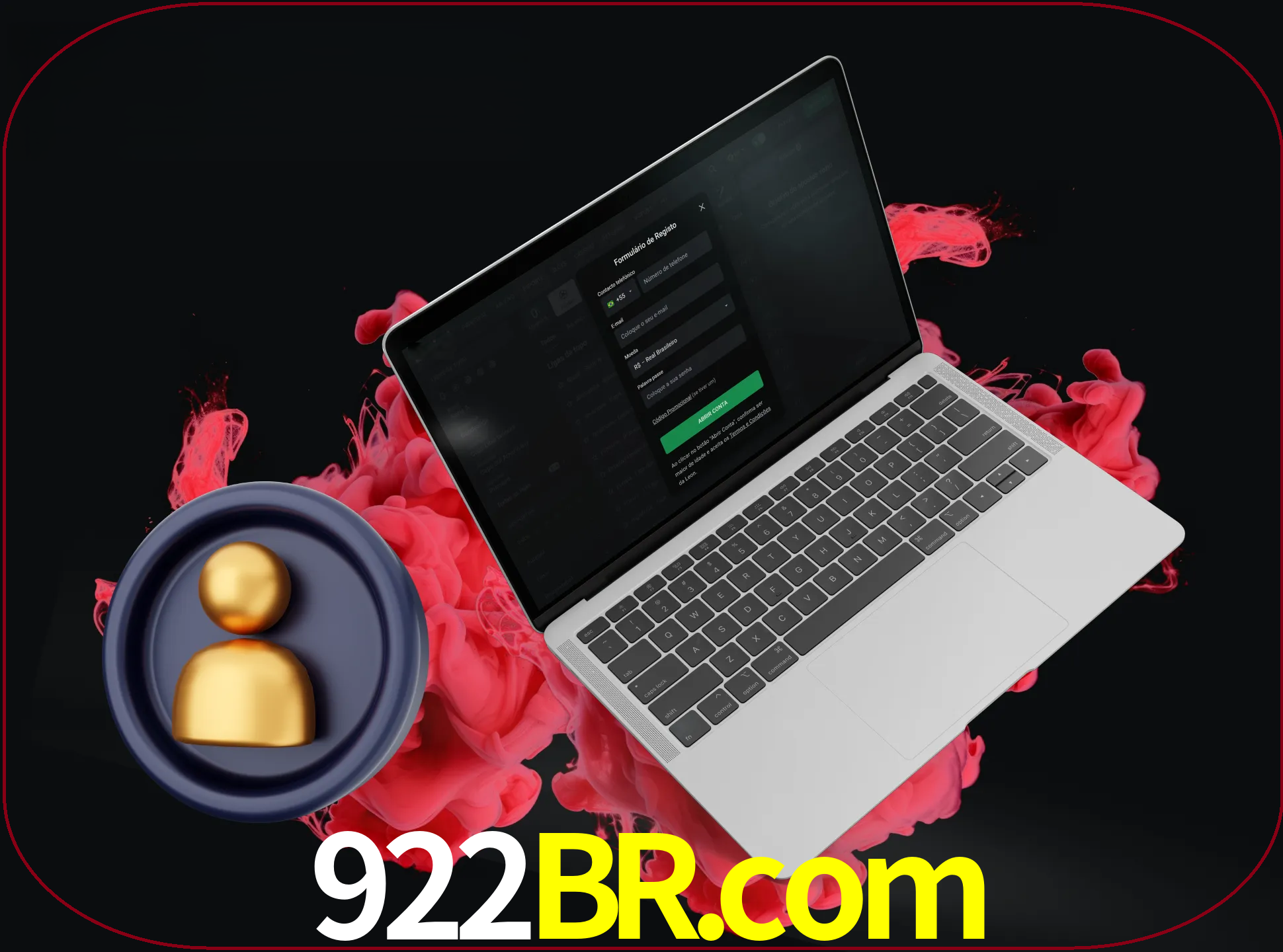 No cabeçalho do site 922br, clique no botão que o levará a um formulário especial onde terá de introduzir as suas informações actuais.