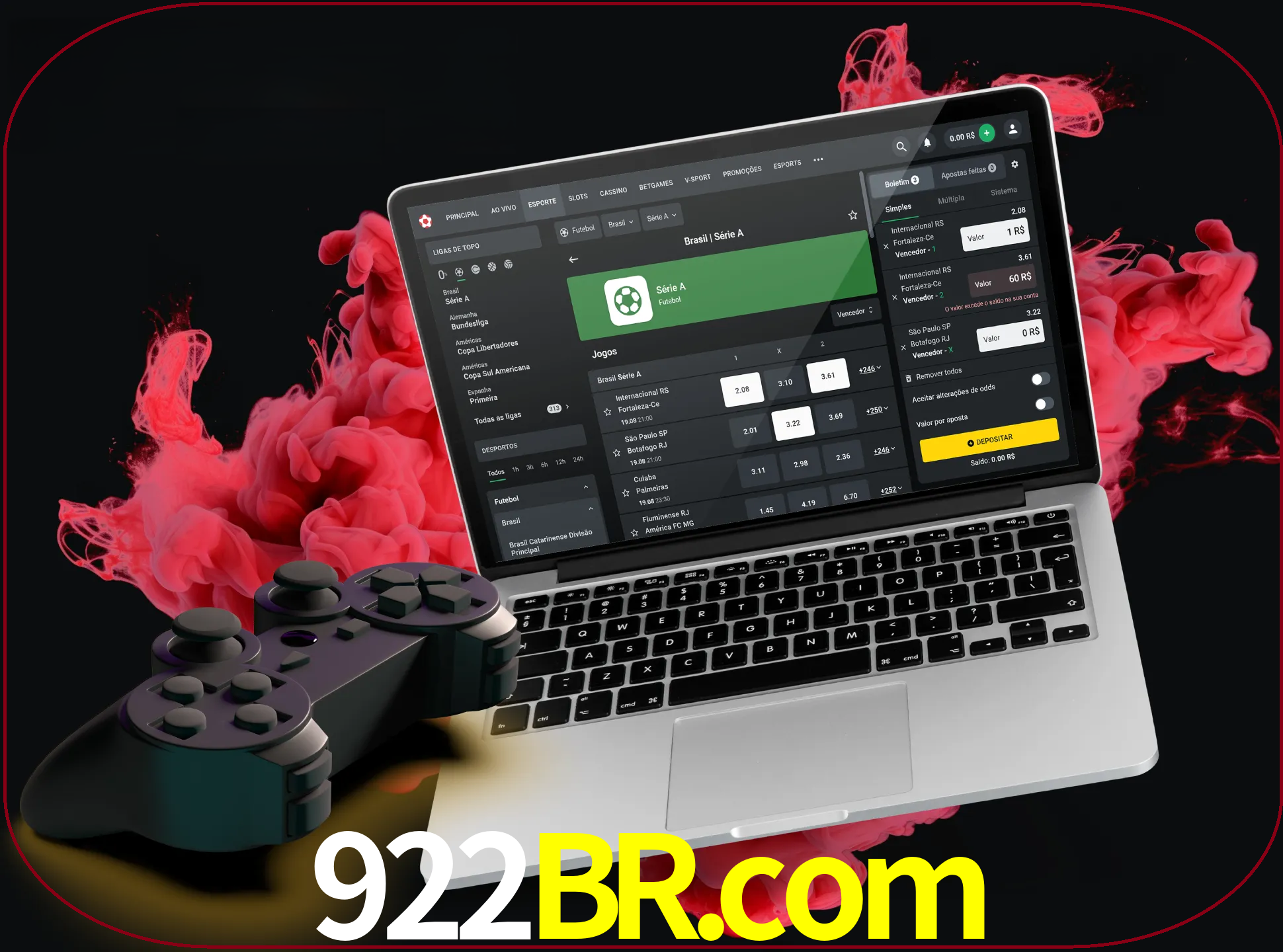 Visite a secção especial de jogos de vídeo em 922br para descobrir em que jogos pode apostar e ganhar muito dinheiro.