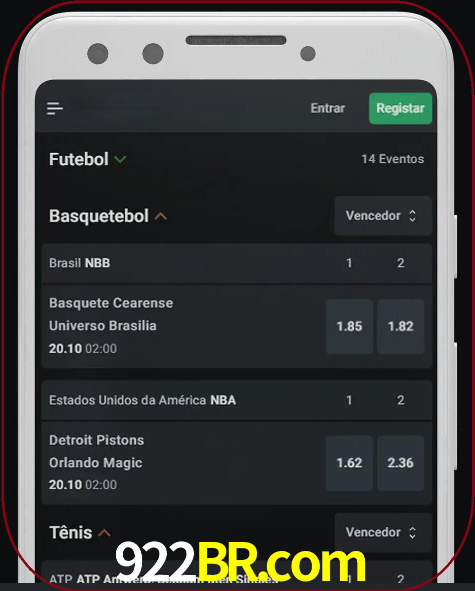 Aposte e assista aos esportes em formato ao vivo.