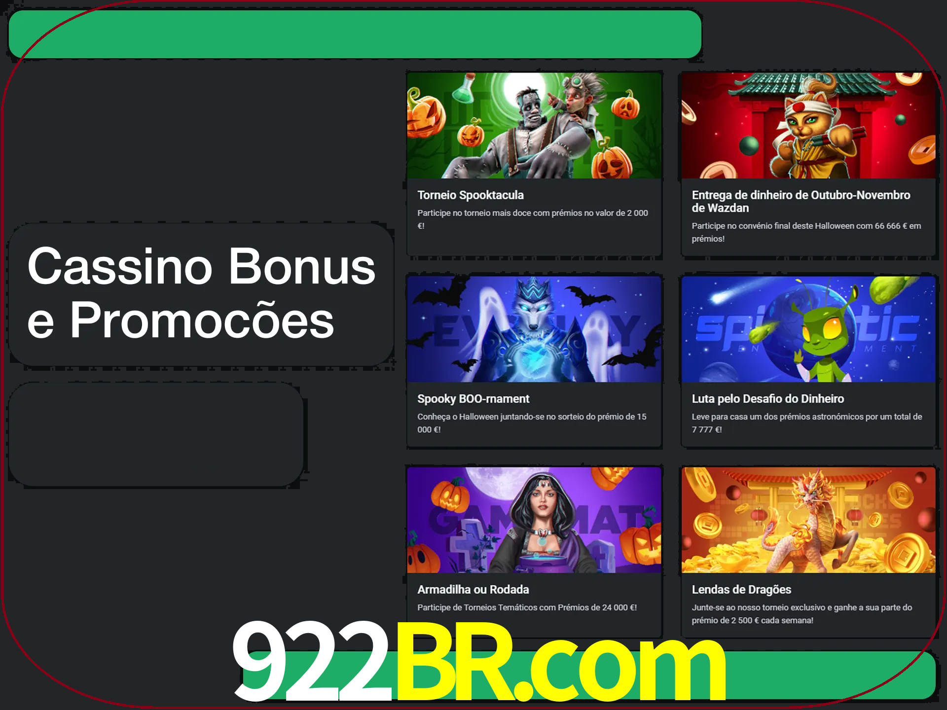 Verifique se há novos bônus de cassino para reivindicar.
