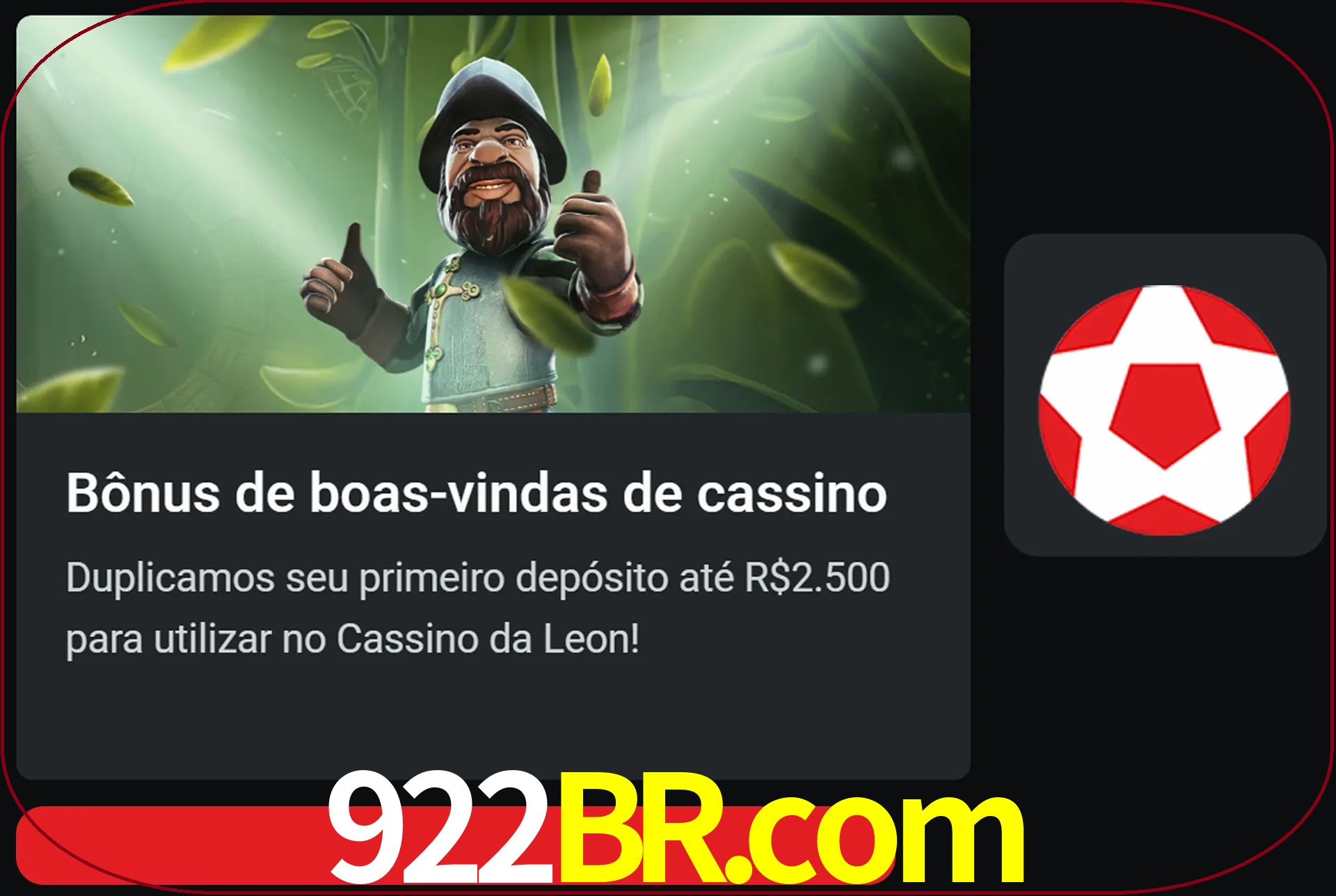 Receba seu dinheiro do bônus de boas-vindas após o primeiro depósito.